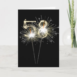 58e 'Birthday'-spaarboekjes op zwart Kaart