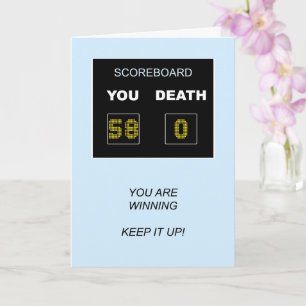 58e jaarlijkse scorebord kaart