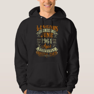 58e verjaardag Gift 58 jaar oude legers geboren in Hoodie