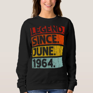 58e verjaardag Legende sinds juni 1964 58 jaar Trui
