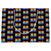 58e verjaardag: Leuk Regenboog Event Nummer 58 Pat Groot Cadeauzakje (Voorkant)