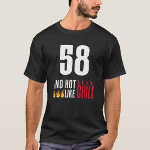 58e verjaardag Mannen van vrouwen die net als Chil T-shirt