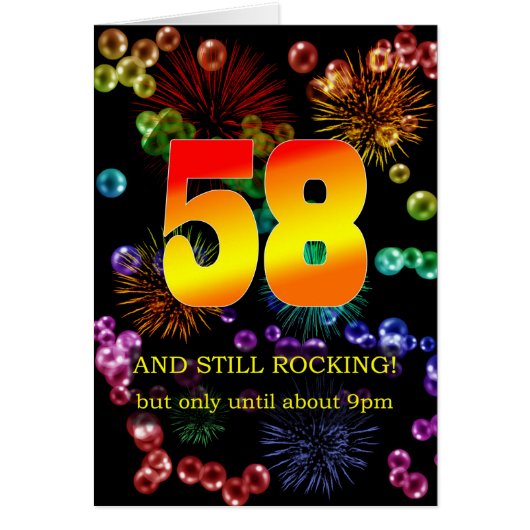 58e verjaardag nog steeds springend (Voorkant)