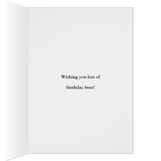 58ste Happy Beer Day Verjaardag (Binnen (Rechts))