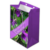 58ste Jubileum voor bruiloft Medium Cadeauzakje (Voorkant Gekanteld)