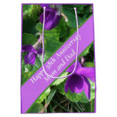 58ste Jubileum voor bruiloft Medium Cadeauzakje (Achterkant)