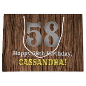 58ste verjaardag: Country Western geïnspireerd uit Groot Cadeauzakje (Voorkant)