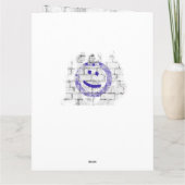 58ste verjaardag van de motorfiets kaart (Achterkant)