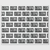 58th Birthday Odometer Cadeaupapier (Vlak)