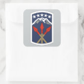 593e Duurzaamheidsbrigade Vierkante Sticker (Tas)