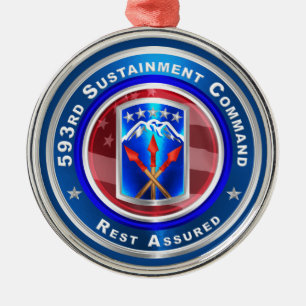 593e duurzaamheidsopdracht metalen ornament