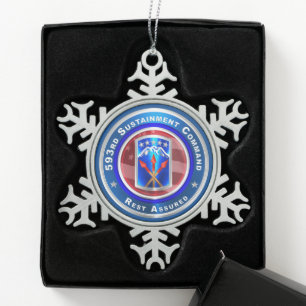 593e duurzaamheidsopdracht tin sneeuwvlok ornament