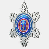 593e duurzaamheidsopdracht tin sneeuwvlok ornament (Rechts)