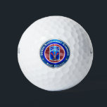 593e duurzaamheidsopdracht "Verzekerde rust" Golfballen<br><div class="desc">Toon uw trots op de 593e duurzaamheidsopdracht "Verzekerde rust"! Zeer uniek designcadeau voor iedereen die op zoek is naar een speciaal cadeau. Dit uniek ontworpen aangepaste ontwerp-kunstwerk is een prachtig cadeau voor uw favoriete soldaat! De 593e duurzaamheidsbrigade "Rest Assured" is een kritisch onderdeel van de gevelde I-korps en een integraal...</div>
