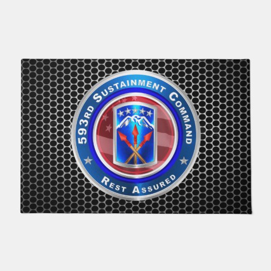 593rd Sustainment Command Deurmat (Voorkant)
