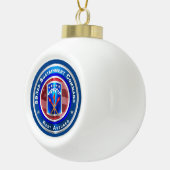 593rd Sustainment Command Keramische Bal Ornament (Rechts)