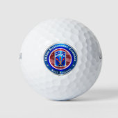 593rd Sustainment Command “Rust Zeker” Golfballen (Voorkant)