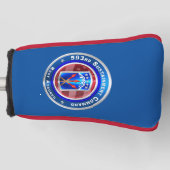 593rd Sustainment Command “Rust Zeker” Golfheadcover (Voorkant)