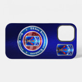 593rd Sustainment Command “Rust Zeker” iPhone Hoesje (Achterkant horizontaal)
