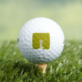 5946Easter Rabbit Golfballen (Insitu Shirt)