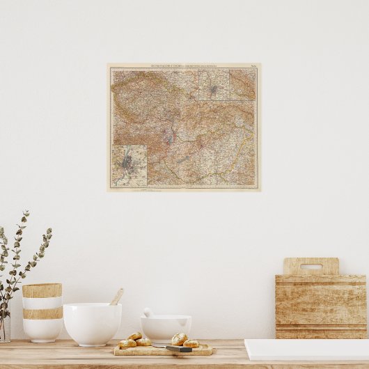 5960 Tsjechoslowakije, Hongarije Poster (Keuken)