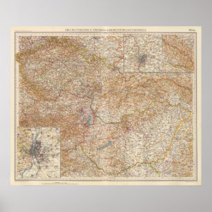 5960 Tsjechoslowakije, Hongarije Poster