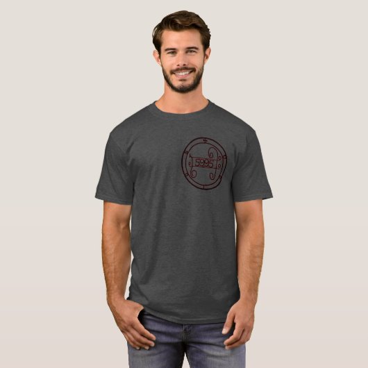 5995 Studio's hart sigil T-shirt (Voorkant volledig)