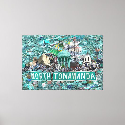 59.26" x 40.00 Stretched Canvas - Streets of NT Afdruk (Voorkant)