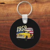 59 Apache Truck 4 juli Amerikaans Sleutelhanger (Voorkant)