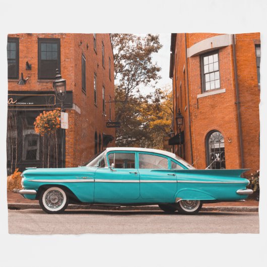 59 CHEVY FLEECE DEKEN (Voorkant (Horizontaal))