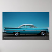 "59 Chevy in Blue Poster (Voorkant)