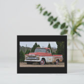 59 Chevy in een Arkansas Kerstboom Boerderij Briefkaart (Staand voorkant)