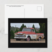 59 Chevy in een Arkansas Kerstboom Boerderij Briefkaart (Voorkant / Achterkant)