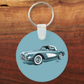 59 Corvette Sleutelhanger (Voorkant)