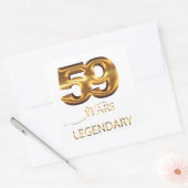 59 jaar legendarische sticker (Envelop)