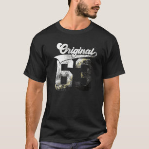 59 jaar Origineel 1963 College 59th Birthday T-shirt