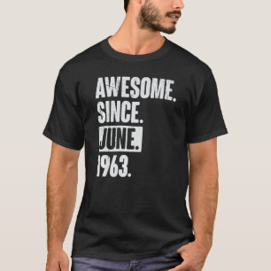 59 jaar oud 59e verjaardag Geweldige sinds juni 19 T-shirt