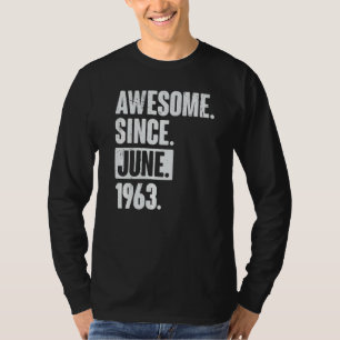 59 jaar oud 59e verjaardag Geweldige sinds juni 19 T-shirt