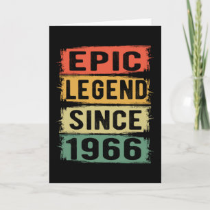 59 jaar oud Bday 1966 Epic Legend 59ste verjaardag Kaart