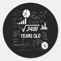 59 jaar oude Bday Wiskunde Teacher 59ste verjaarda