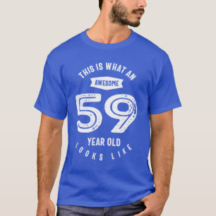59 jaar oude cadeau 59e verjaardag van cadeauide t-shirt
