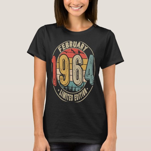 59 jaar Oude Geweldige februari 1964 59e Bi T-shirt (Voorkant)