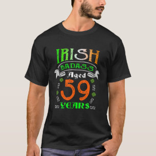59 jaar oude Ierse verjaardag cadeaus Ierland vlag T-shirt