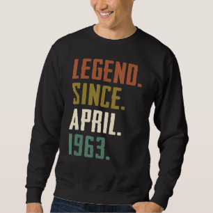 59 jaar oude legende sinds april 1963 59e verjaard trui