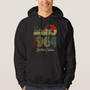 59 jaar oude Vintage 1964 59e verjaardag 1 Hoodie
