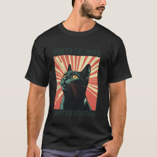59 jaar oude Vintage 1966 Kattenliefhebber 59ste v T-shirt