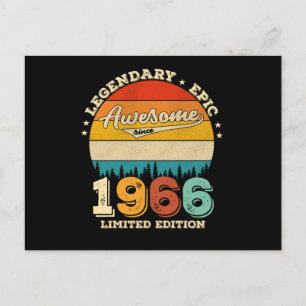 59 Jaar Verjaardag 1966 Geweldig 59e Verjaardagsca Briefkaart