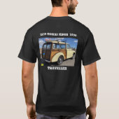 "59 Minor Traveller 1000 Woody op een T-shirt (Achterkant)