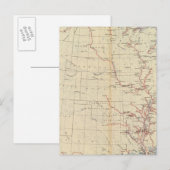 59 Navigeerbare rivieren, routes 1890 Briefkaart (Voorkant / Achterkant)