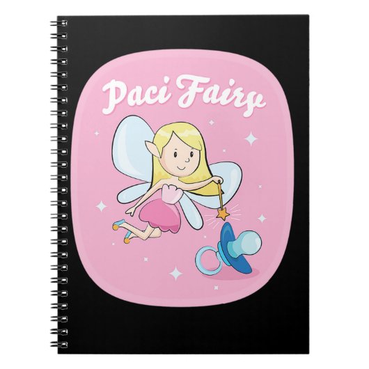 59.Pacifier Fairy for Girls Cute Paci Fairy Gift I Notitieboek (Voorkant)
